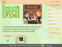 Tablet Screenshot of mazepet.com